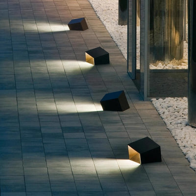 Reflector Solar LED Exterior Impermeable Negro - Image 3