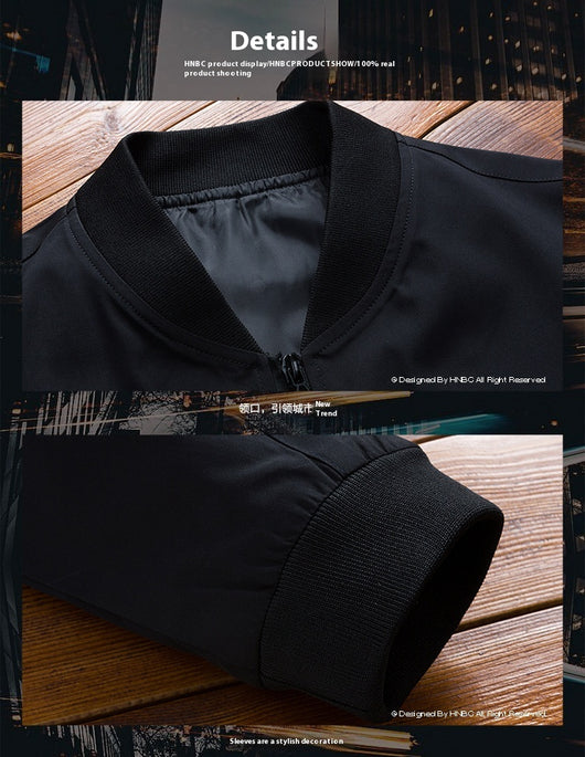 Chaqueta Slim Fit Coreana para Hombre - Abrigo Versátil Primavera Otoño - Image 18