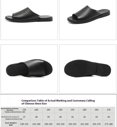 Sandalias Casuales de Cuero para Hombre - Comodidad de Verano - Image 6
