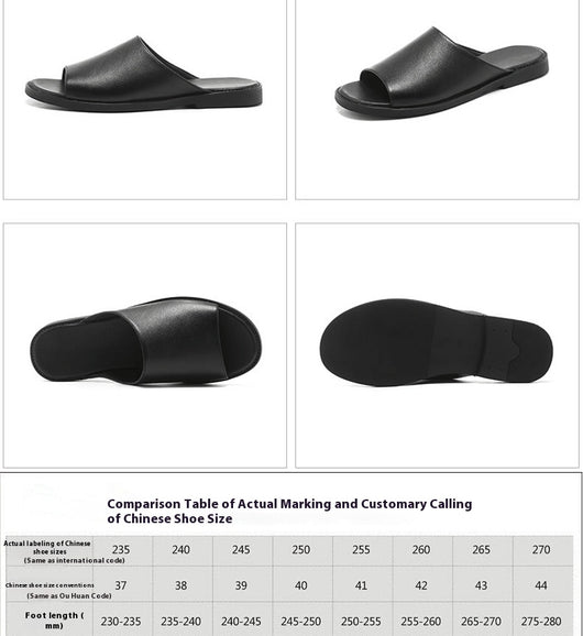 Sandalias Casuales de Cuero para Hombre - Comodidad de Verano - Image 6