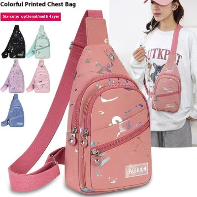 Mochila Bandolera Mujer con Tela Oxford - Bolsa Pecho Cruzada - Image 3