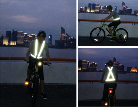 Chaleco Reflectante Transpirable para Ciclismo Nocturno - Visibilidad Alta Seguridad - Image 14