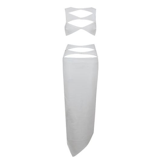 Conjunto de Falda y Top Calado para Mujer - Image 2