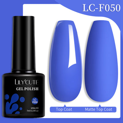 Set de Pegamento para Uñas con Brillo de Color Sólido - Image 85