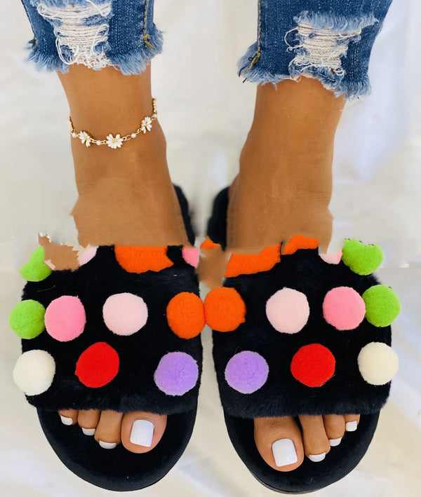 Pantuflas Cómodas de Felpa para Mujer Talla Grande - Uso Interior y Exterior - Image 5