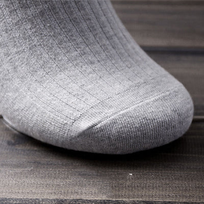 Calcetines Tubo Gruesos de Algodón Puro para Hombre - Comodidad Clásica - Image 5