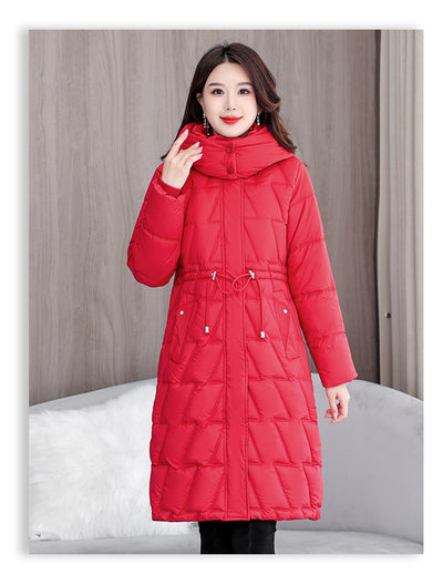 Abrigo Acolchado Slim Fit Talla Grande para Mujer - Invierno - Image 14