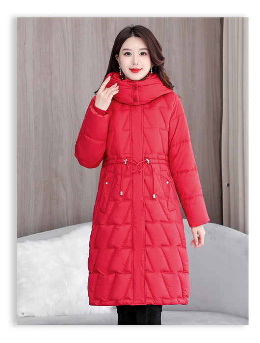 Abrigo Acolchado Slim Fit Talla Grande para Mujer - Invierno - Image 14