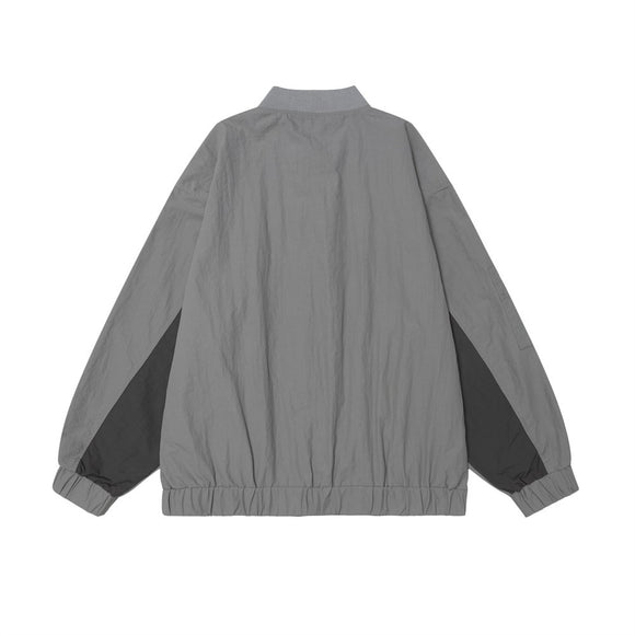 Chaqueta con Cuello Alto y Cierre, Diseño de Decoración con Cremallera