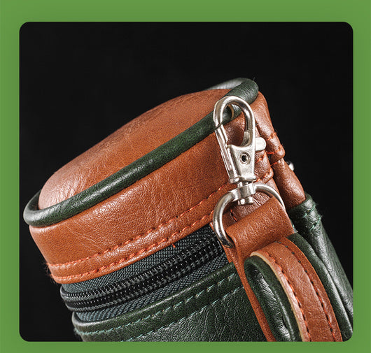 Estuche Portátil de Cuero PU para Puros - Organizador de 8 Espacios - Image 8
