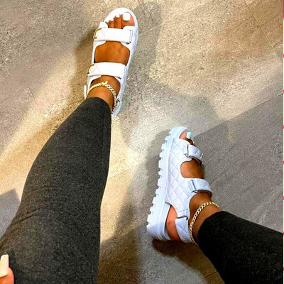 Sandalias Plataforma con Velcro - Image 9