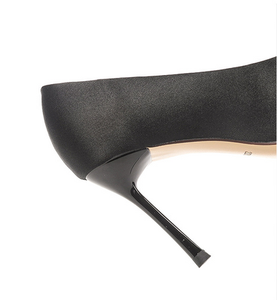 Zapatos de Tacón Stiletto Elegantes con Moño Satinado y Punta Afilada - Image 14