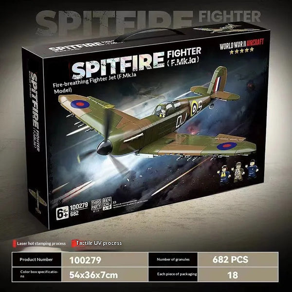 Serie de Bloques Constructivos Avión de Combate Militar