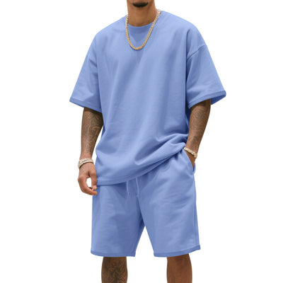 Traje Deportivo Hombre Manga Corta Ajuste Relajado para Verano - Image 3