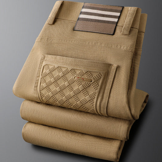 Pantalones de Negocios Slim Fit Algodón Transpirable Premium - Image 2