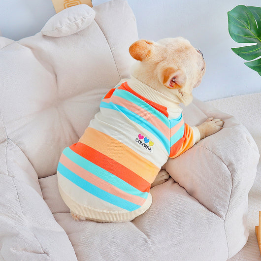 Ropa Colorida a Rayas para Perros - Image 2
