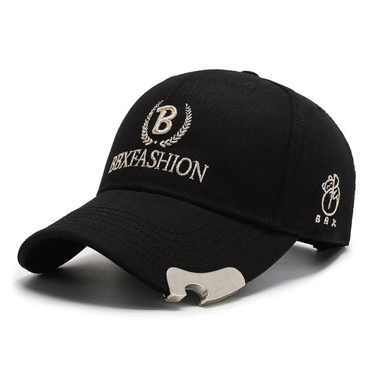 Gorra de Béisbol con Abridor de Botellas Integrado y Protección Solar