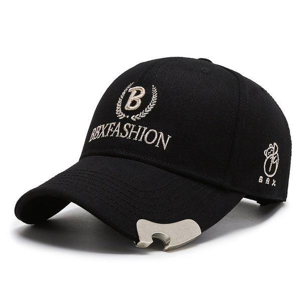 Gorra de Béisbol con Abridor de Botellas Integrado y Protección Solar