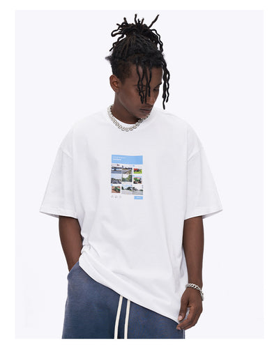 Camisa Manga Corta con Estilo Personalidad para Hombre - Image 12