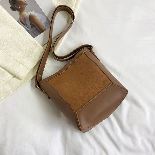Bolso Bandolera Bucket de Un Hombro - Diseño Minimalista