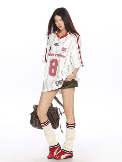 Playera Deportiva Casual para Mujer - Estilo Trendy de Manga Corta - Image 4