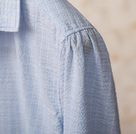 Camisa Casual Seersucker Transpirable con Cuello - Tecnología Avanzada para Hombre - Image 6