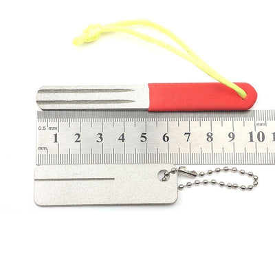 Afilador Portátil de Diamante para Camping - Herramienta Multiusos con Piedra de Afilar - Image 9