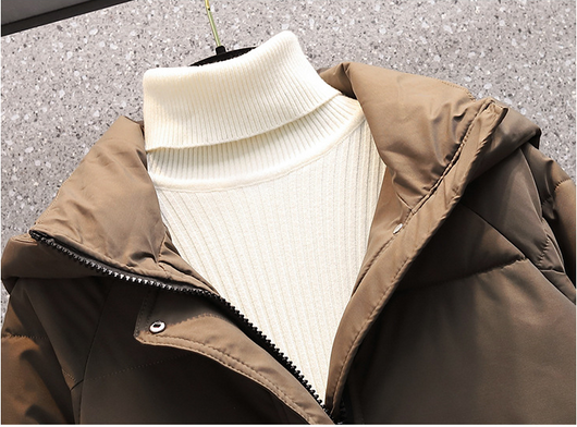 Chaqueta Acolchada Suelta con Capucha y Bolsillos - Image 12