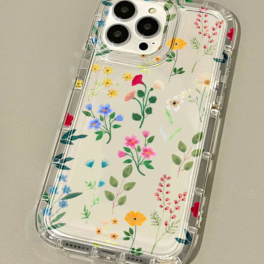 Funda Transparente Floral Todo en Uno para Smartphone - Image 7