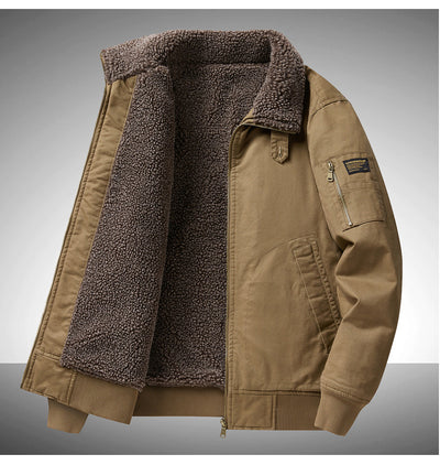 Overol Casual Holgado de Algodón Grueso Forrado en Fleece para Tallas Grandes - Image 27