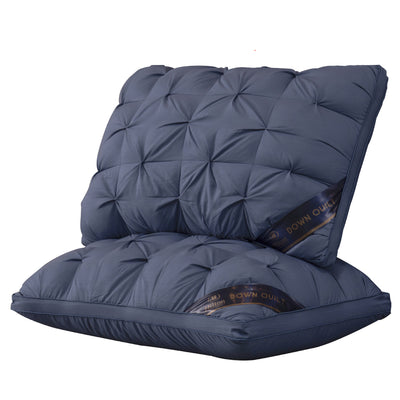 Almohada de Núcleo Velvet Flor Retorcida Plumas - Lujo de Hotel Five-Star - Image 3