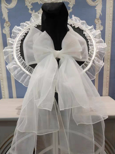 Sombrero de Bruja Halloween con Encaje y Cintas Largas para Niñas - Image 9