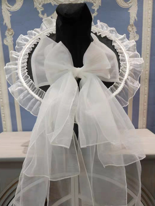 Sombrero de Bruja Halloween con Encaje y Cintas Largas para Niñas - Image 9