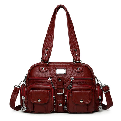Bolso Mensajero Retro Vintage Estilo Europeo Americano para Mujer - Image 8