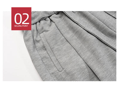 Pantalones de Descanso Rectos Unisex con Cinturón - Image 9