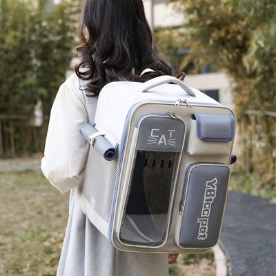 Mochila Transportín para Gatos - Diseño Versátil Todo Clima