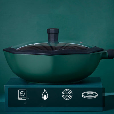 Wok Antiadherente Estrella de Anís para Cocina Doméstica - Compatible con Estufa a Gas - Image 8