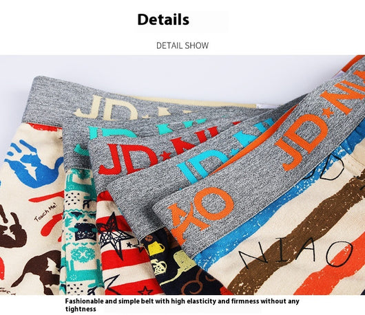 Bóxers de Algodón Estampado Transpirables para Hombre - Image 14