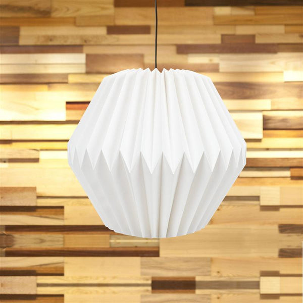 Lámpara Colgante Origami con Pantalla Decorativa de Papel