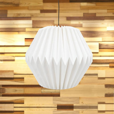 Lámpara Colgante Origami con Pantalla Decorativa de Papel