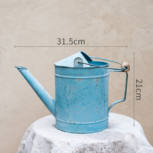 Macetero Vintage de Hierro Oxidado - Image 6