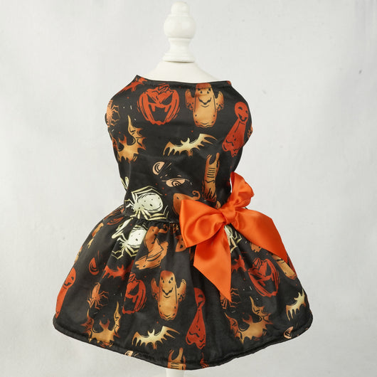 Vestido de Halloween para Perros Pequeños - Diseño de Calabaza para Chihuahua y Yorkshire - Image 5