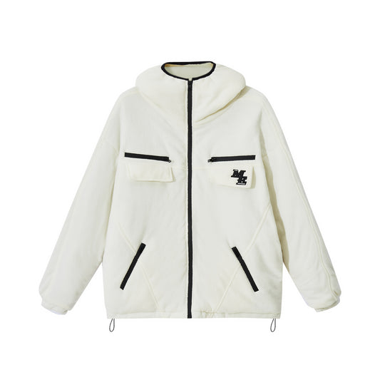 Chaqueta Acolchada con Cordones Tricolor - Estilo Urbano - Image 2