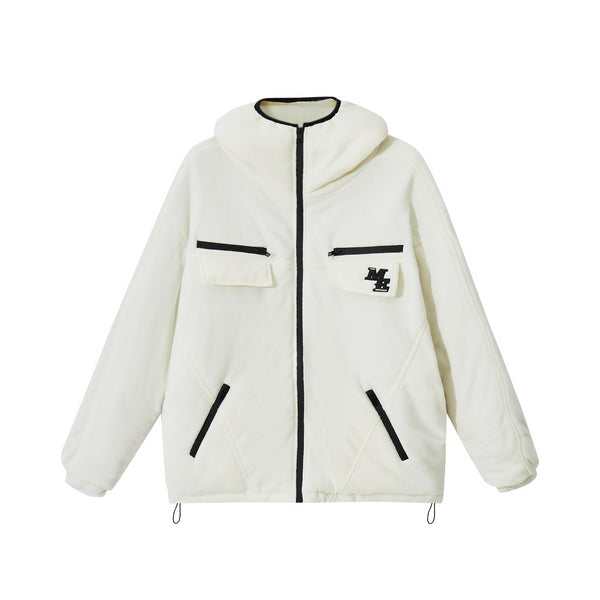 Chaqueta Acolchada con Cordones Tricolor - Estilo Urbano