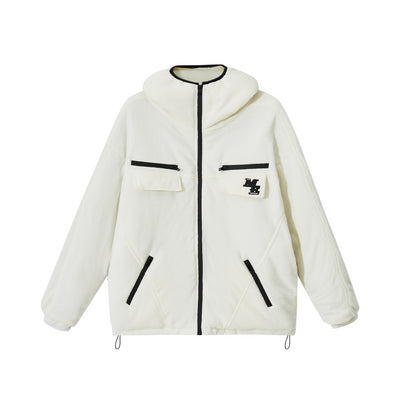 Chaqueta Acolchada con Cordones Tricolor - Estilo Urbano - Image 2