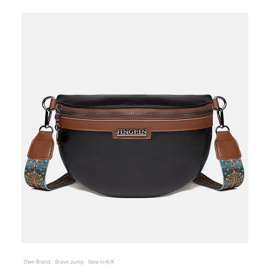 Bolso Bandolera Semilunar con Textura en Pecho para Mujer - Image 33