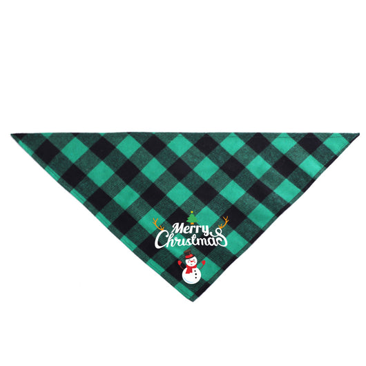 Pañuelo Triangular Navideño para Mascotas - DIY Babero Absorbente para Perros - Image 23