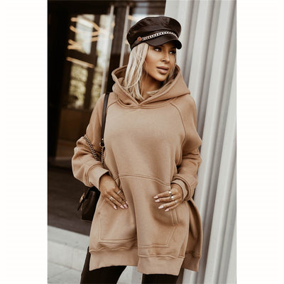 Sudadera con Capucha y Abertura Lateral para Mujer - Image 5
