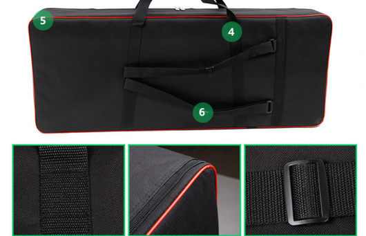 Funda Dual para Teclado de 61 Teclas - Portátil y Versátil - Image 8