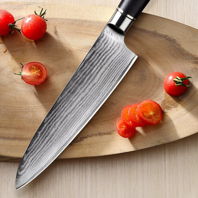 Cuchillo de Chef Damasco Quicksand - Acero Profesional - Image 4